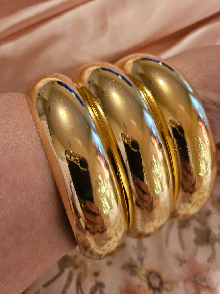 3 Gold Bangles