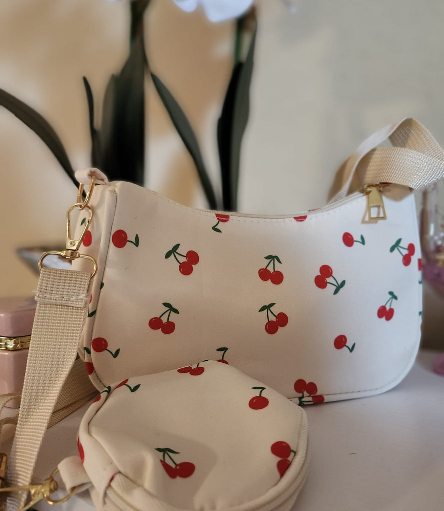 MARYTERE COLLECTIONS:Cherries crossbody bag